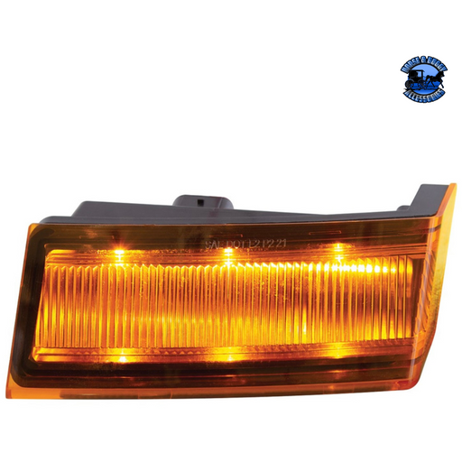 Sienna 6 LED AMBER TURN SIGNAL LIGHT FOR 2018-2024 FREIGHTLINER CASCADIA - COMPETITION SERIES (Choose Side) TURN SIGNAL Driver's Side