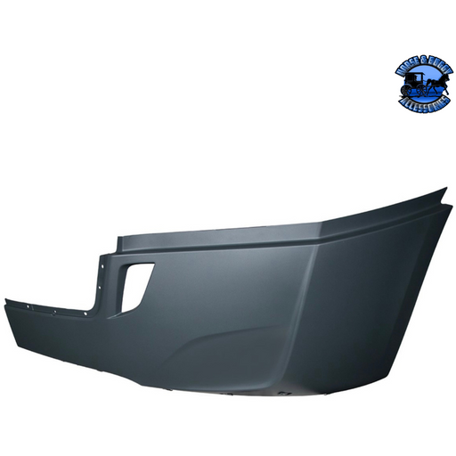 Dark Slate Gray BUMPER COVER WITHOUT FOG LIGHT OPENING & WITH DEFLECTOR HOLES FOR 2018-2024 FL CASCADIA (Choose Side) Bumper Cover Driver's Side,Passenger's Side