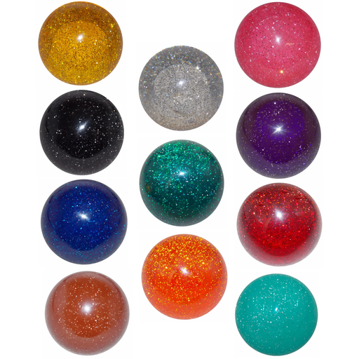Sienna Glitter Brake Knobs (5/8"-11 female threads) brake knob Amber,Black,Blue,Brown,Classic Orange,Clear,Green,Pink,Purple,Red,Teal