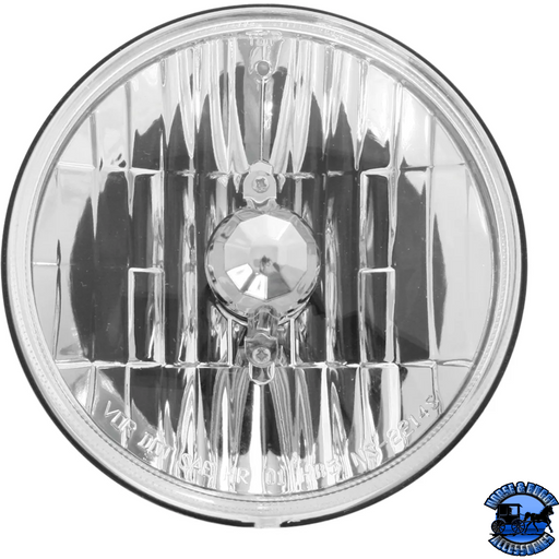 Light Gray #77422 5-3/4" ROUND HEADLAMP W/ #9007 HALOGEN BULB (HIGH/LOW) universal headlight