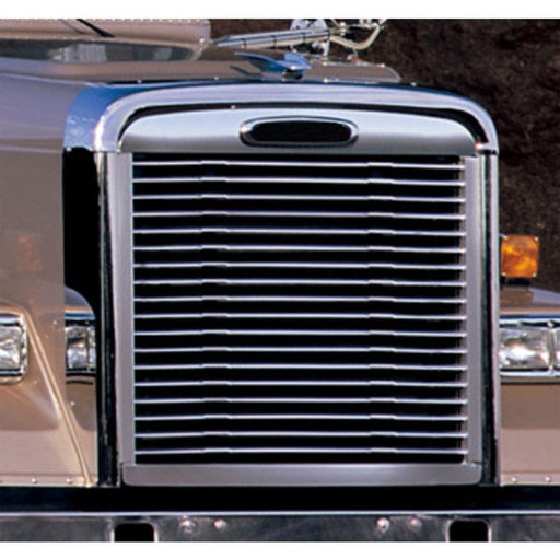Black #03-1210500 Stainless Steel Grille Surround Kit For Freightliner FL132 Classic XL
