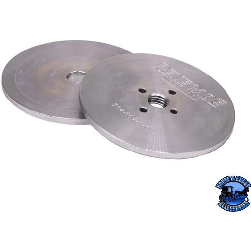 Dark Gray Renegade Insertable Safety Flanges for High Speed Polishing (For Buffing Wheels WITHOUT Center Plates) #51909 Airway Buffs
