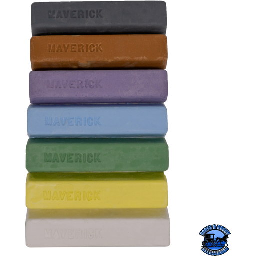 Dark Olive Green Renegade Metal Polishing Compound for Buffing Wheels Polishing Compound Black Magic,Deluxe Yellow,Glacier White,Pacific Blue,Competition Purple,Green Luster,Alumi-Cut,T121 Fast Cut Tripoli (Sienna),Q36 Illudium One-Step Compound (Olive)