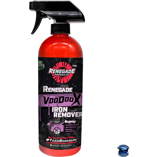 Black Renegade Voodoo X Iron Remover Renegade Red Line 24 ounce