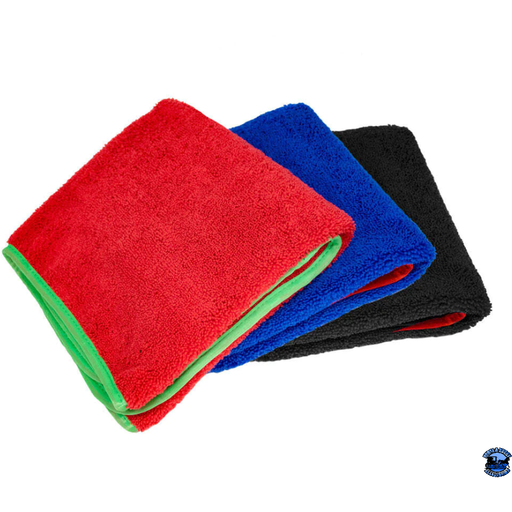 Firebrick Renegade Premium Plush 16" x 24" Microfiber Towel Renegade Accessories Black,Red,Blue