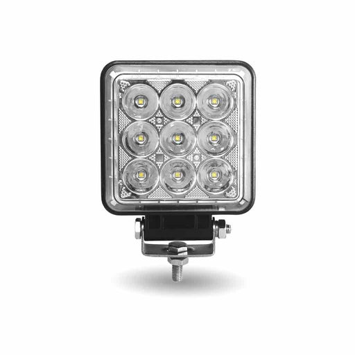 Gray TLED-U120 4.25″ Radiant Series Square LED Work Lamp – Spot & Flood Combo | 4000 Lumens WORKLIGHT