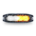 Dark Slate Gray Amber/White LED Class 1 Low Profile Warning Strobe with 36 Flash Patterns (4 Diodes) STROBE