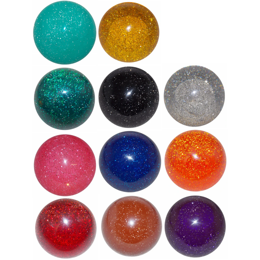 Sienna Glitter Shift Knobs (1/2"-13 female threads) SHIFTER Amber,Black,Blue,Brown,Clear,Green,Orange,Pink,Purple,Red,Teal