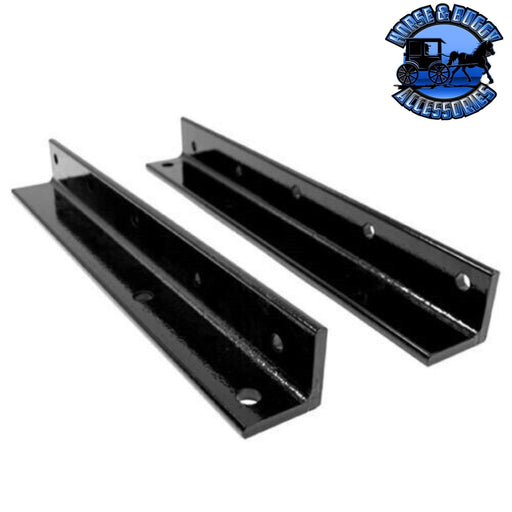 Black Peterbilt step box brackets oem replacement powder coated black (sold in pairs) #43569 mounting brackets