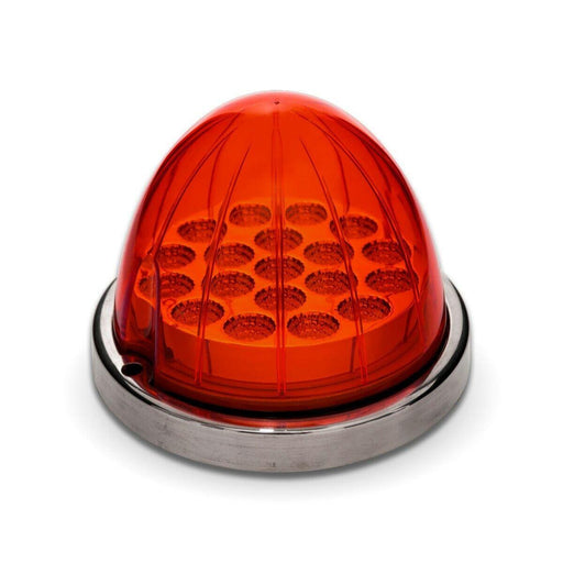 Firebrick red w/red lens Watermelon (19 LED) Marker Turn Signal Light universal tled-wr watermelon sealed led