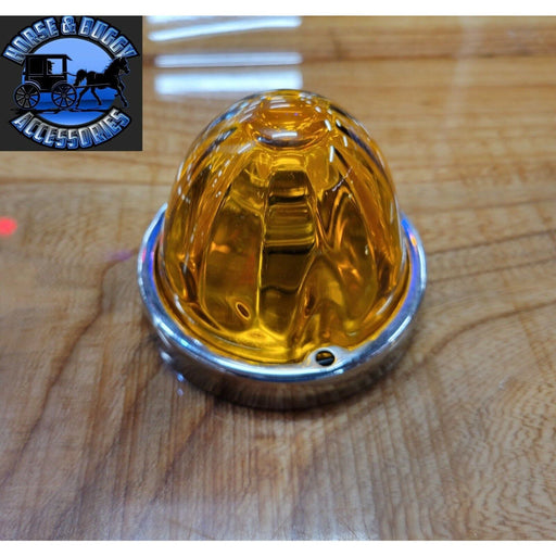 Dim Gray light amber watermelon real glass kit (1 wire 1156) incandescent flush mount 79751 watermelon glass lens