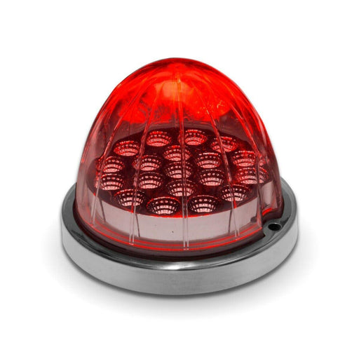 Sienna red w/clear lens Watermelon (19 LED) Marker Turn Signal Light universal tled-wcr watermelon sealed led