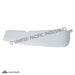 Light Gray Kenworth12" Stainless Steel Drop Visor Curved Windshield '96-2020 sun visor new visor