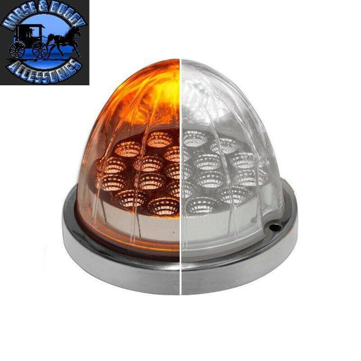 Dark Gray trux dual revolution watermelon AMBER to WHITE with mounting ring new tled-wxaw watermelon sealed led