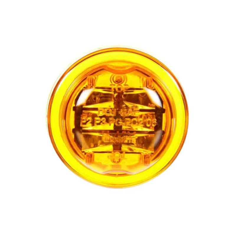 Truck-Lite 10375Y Yellow LED Round Marker/Clearance Light 2.5" 2.5" ROUND Gold