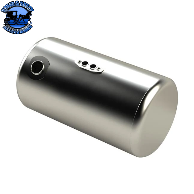 01-060015051 BESTfit Aluminum Split Tank 92 Gallon Fuel- Rear Fill/ 58 Gallon Hydraulic- Front Fill- 26 X 72 Inch W/ Early Style Manifold- Passenger Side For Peterbilt 2006 & Older