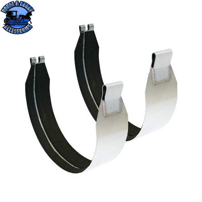 01-0601003K CSM 8 Inch Stainless Steel Fuel Tank Strap Kit For Peterbilt W/ 26 Inch Diameter Tanks