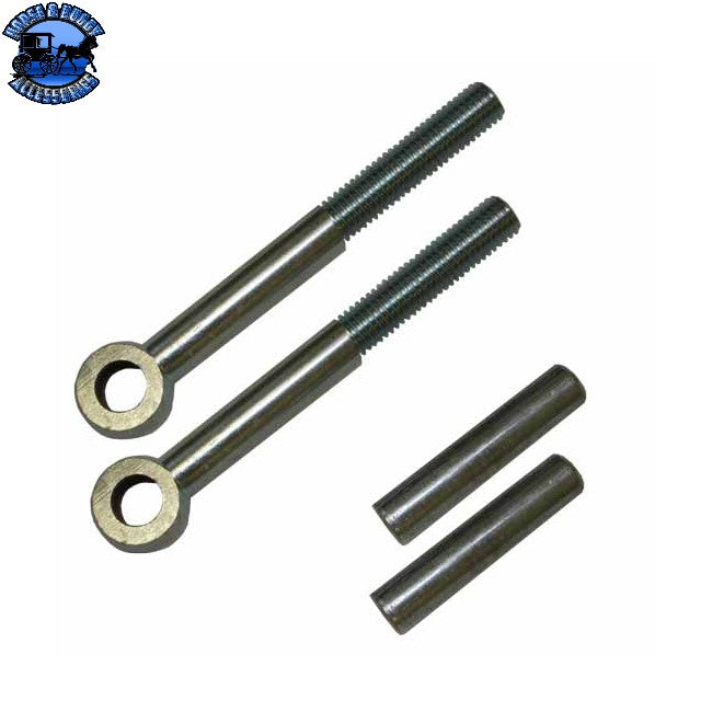01-0601003K CSM 8 Inch Stainless Steel Fuel Tank Strap Kit For Peterbilt W/ 26 Inch Diameter Tanks