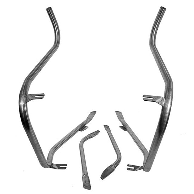 Dim Gray PFT-MB-CM-SS 12 Guage Peterbilt (POLISHED SS) Mirror brackets (CAB MOUNT) 389 379 388 (Sold in pairs) PFT-MB-CM-SS