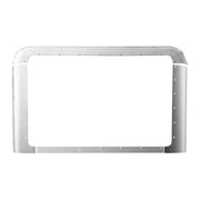 #01-1210511/PT0311 Stainless Steel 4 Piece Grille Surround Set For Peterbilt 385,357 Grille Surround Light Gray