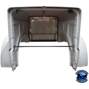 BESTFIT Aluminum Hood W/ Fiberglass Fenders | Stainless Steel Grille Fits Extended Hood Peterbilt 389-Replaces L29-6098-101 PETERBILT Dark Slate Gray