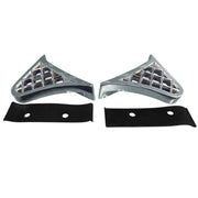 Chrome Aluminum FENDER STEP FOR FOR PETERBILT 379, NO HARDWARE #99950 STEP PLATE Black