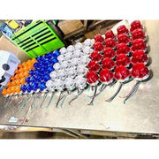 3157 Flush Mount Betts Kits (Choose Lens Color) Amber,Blue,Clear,Red Light Gray