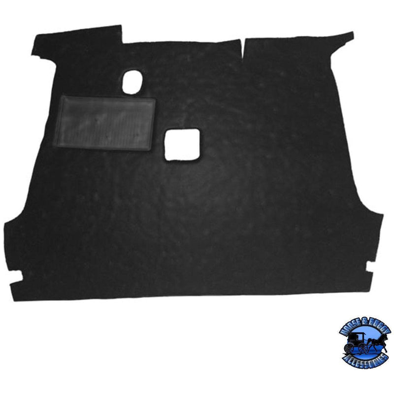 #02-15170001  Cab Floor Mat Black Vinyl For Kenworth W900L 2006-Newer Floor Mat Dark Slate Gray
