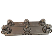 SS-1724 FRONT KENWORTH RADIUS STYLE BRACKET FOR 15" AIR CLEANER (SOLD IN PAIRS) (Lights not included) AIR CLEANER Dim Gray