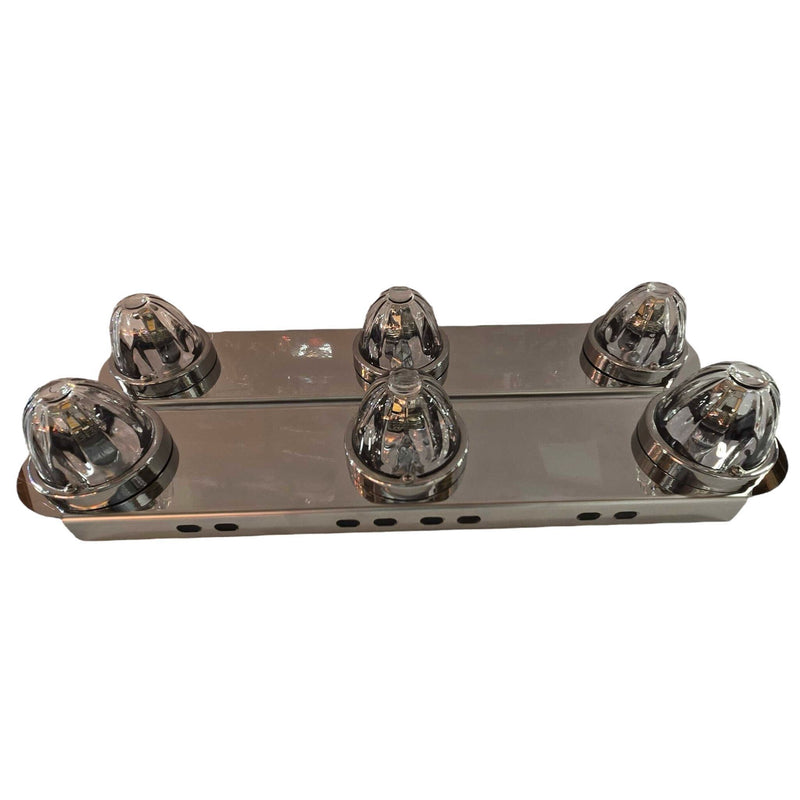 SS-1724 FRONT KENWORTH RADIUS STYLE BRACKET FOR 15" AIR CLEANER (SOLD IN PAIRS) (Lights not included) AIR CLEANER Dim Gray