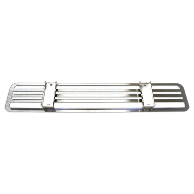 br-f11-004-020 Brunner Stainless Steel Louvered Bumper Grille Insert For Freightliner Coronado & Glider Light Gray