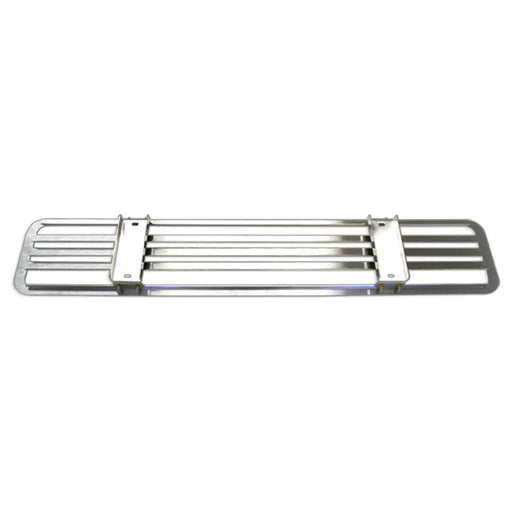 Light Gray br-f11-004-020 Brunner Stainless Steel Louvered Bumper Grille Insert For Freightliner Coronado & Glider