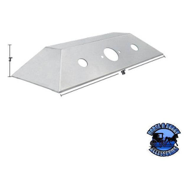 4S-09-0504001 Stainless 18" Coffin Style Airline Box  18" x 3" air line box Light Gray