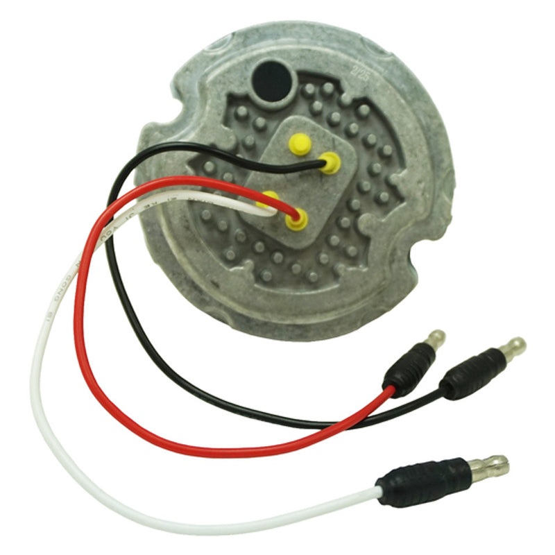 100061CW Legendary Extreme Large Glass Watermelon Cool White-Clear 3 Wire Dual Function W/ Aluminum Bezel LED Light - Each Watermelon Light Dim Gray