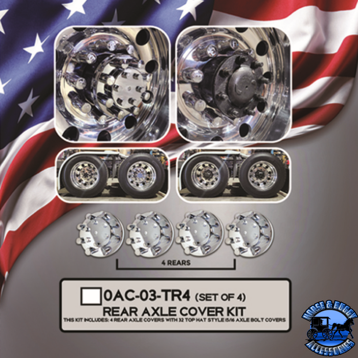 Dim Gray Lifetime Nut Cover kits. Rear hub covers with top hat lug nuts  set of 6 or 4 hub cover 4 rears only