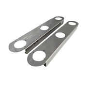 SS-1724 FRONT KENWORTH RADIUS STYLE BRACKET FOR 15" AIR CLEANER (SOLD IN PAIRS) (Lights not included) AIR CLEANER Slate Gray