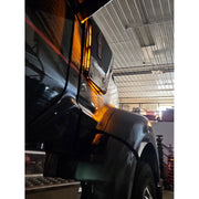 Kenworth W990 Intake Brackets (no lights included) sold separate sp-172513 air cleaner Black