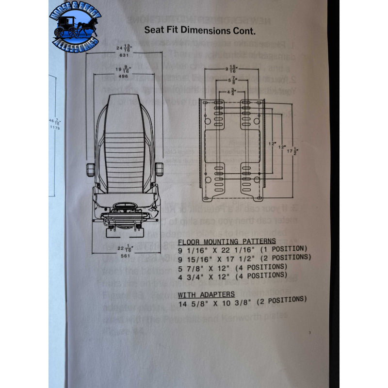 AF-21003LE14 GRAYMAG PREMIUM BLACK LEATHER MID BACK SEAT