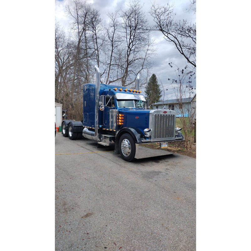 Light amber watermelon glass lens cab marker plastic housing #92543 watermelon glass lens Light Slate Gray