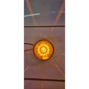 Watermelon (Starburst) light LED with Tower Bulb & Lock Ring (Choose color) Watermelon Light Amber,Red,Amber/Blue,Amber/Green,Amber/Purple,Clear Amber,Clear Red,Red/Blue,Red/Green,Red/Purple,Red/White Dim Gray