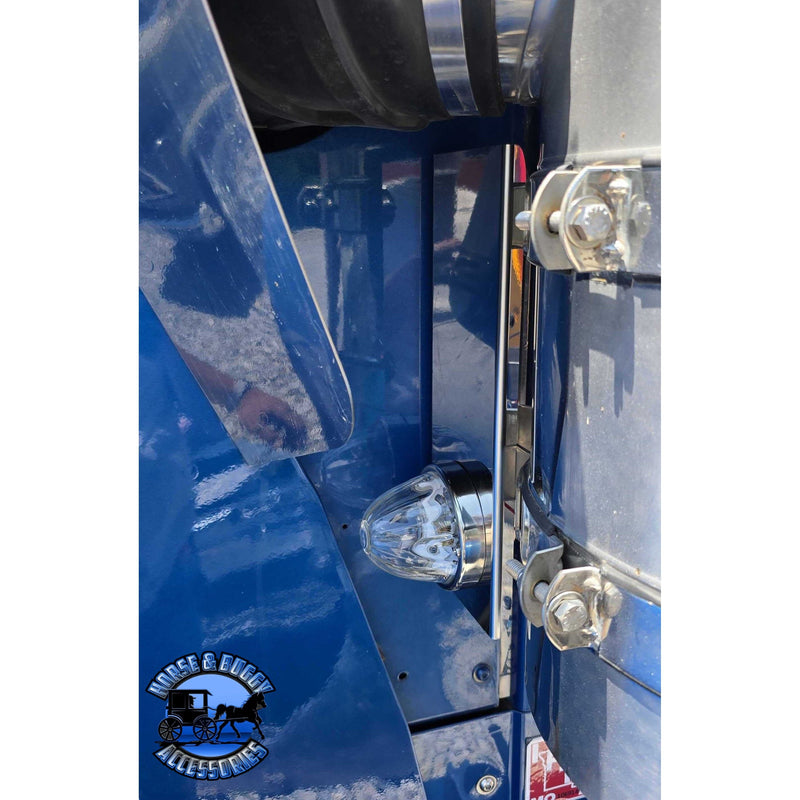 Kenworth front air cleaner brackets (1 Watermelon at bottom) (Sold in pairs) #ss-1727 Dark Slate Blue