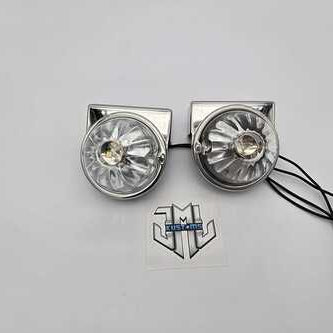 SS-1066 Universal Face-Down Mirror Light Bracket for Stud-mount Light - Fits Pete, KW, Freightliner