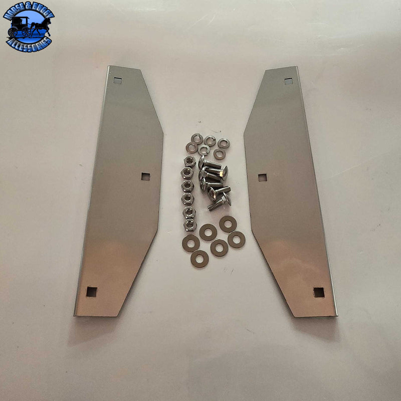 10" stainless steel mud flap weights front rear universal (SOLD IN PAIRS) #SS-1410