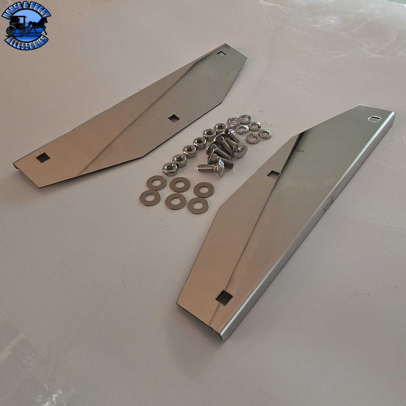 10" stainless steel mud flap weights front rear universal (SOLD IN PAIRS) #SS-1410