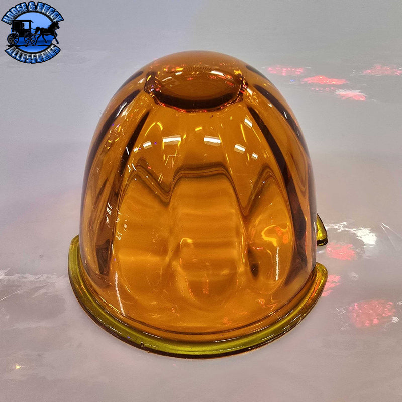 JML-WA Light Amber Watermelon Glass Lens Only