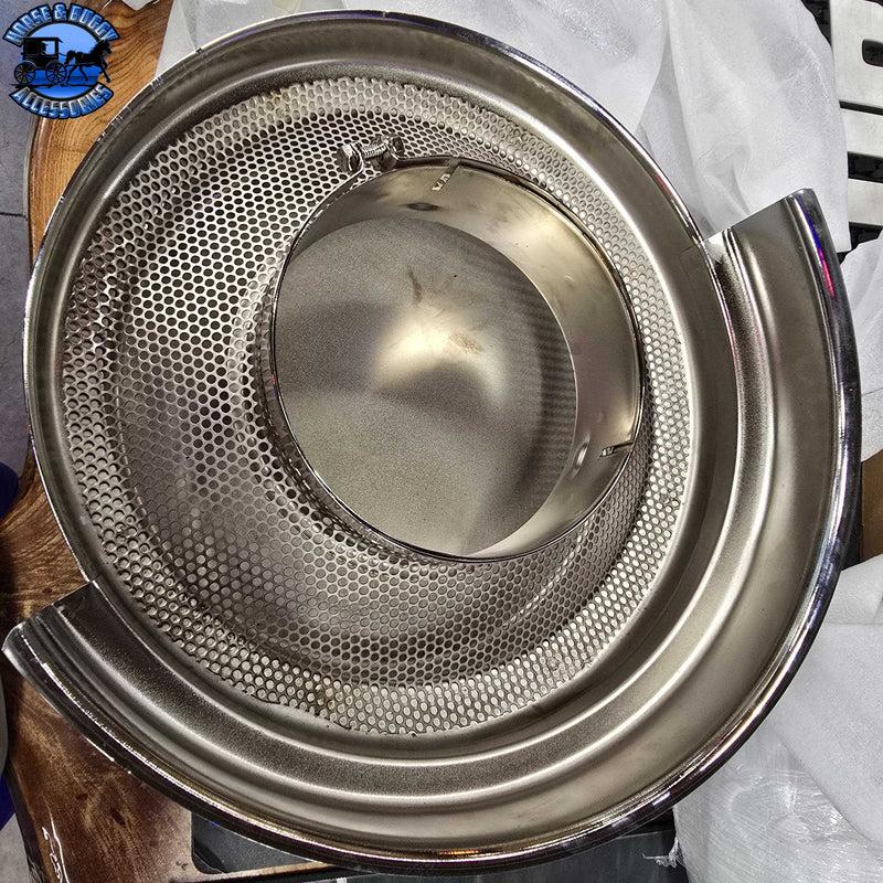 #90CR-700CP LOW VELOCITY CAP-CR WITH 180deg RAIN SHIELD AIR CLEANER INLET 7''