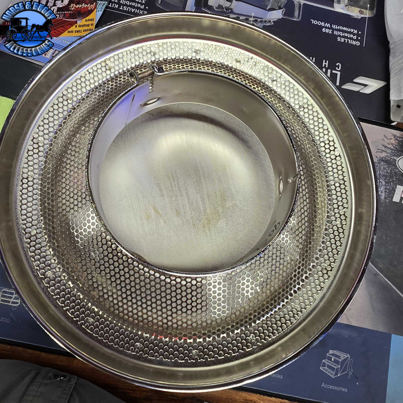 #90CR-700CP LOW VELOCITY CAP-CR WITH 180deg RAIN SHIELD AIR CLEANER INLET 7''