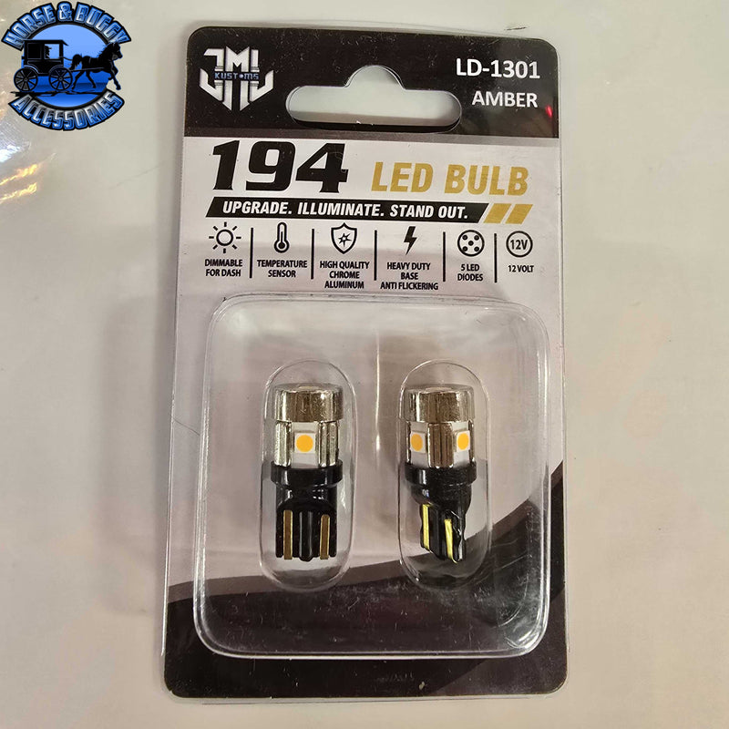 194 LED BULB PAIR (CHOOSE COLOR)