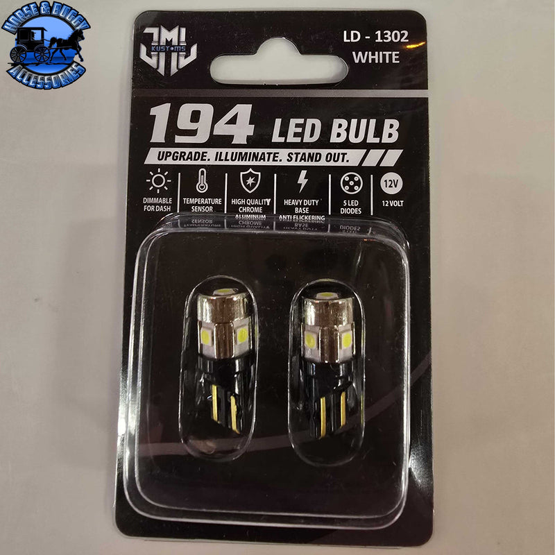 194 LED BULB PAIR (CHOOSE COLOR)
