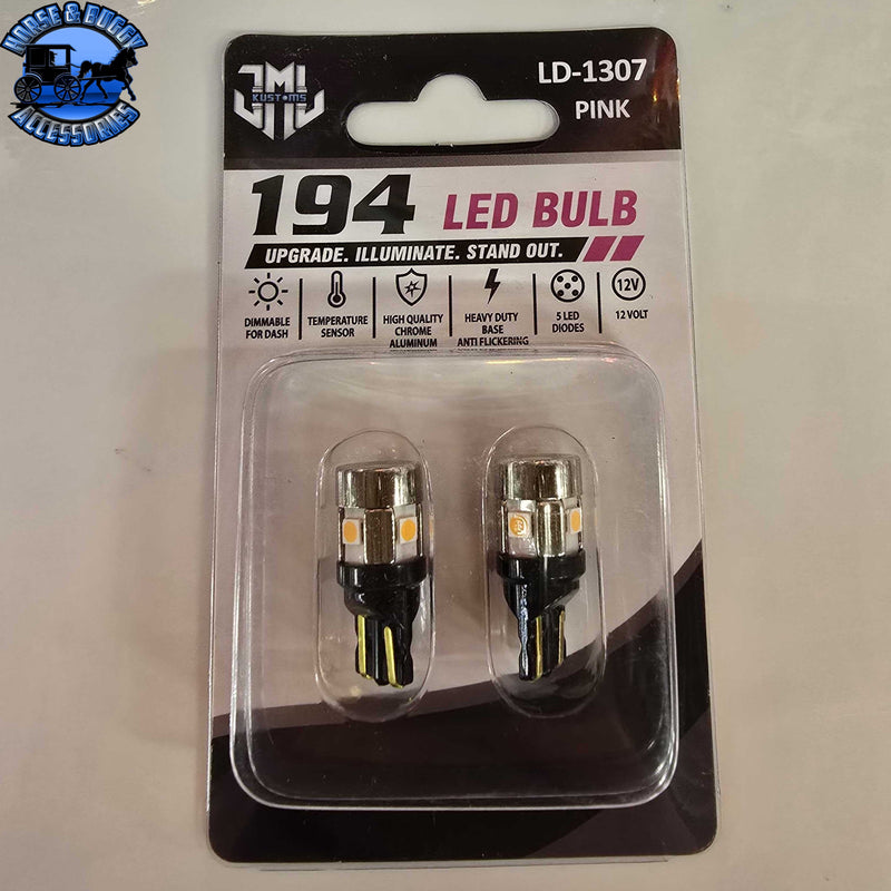 194 LED BULB PAIR (CHOOSE COLOR)